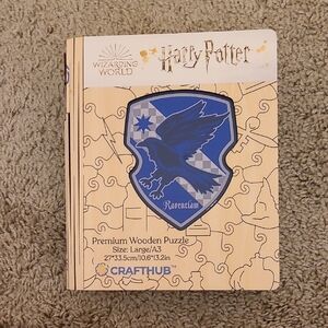 Harry Potter Ravenclaw Wooden Jigsaw Puzzle (Damaged Box)